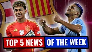 Barça Top 5 News of the Week | Young Player Lamine Yamal and Araujo's Injury