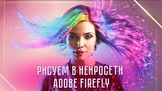 Создание изображений с помощью нейросети Adobe Firefly