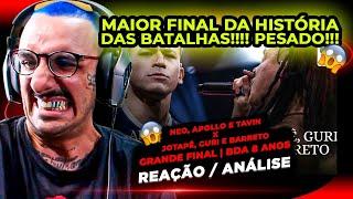 (MAIOR FINAL DA HISTÓRIA) NEO, APOLLO E TAVIN X JOTAPÊ, GURI E BARRETO | REAGINDO E COMENTANDO