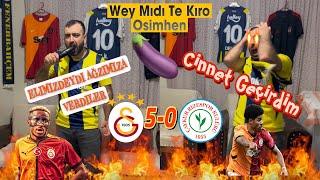 Fanatik Fenerbahçeli Galatasaray Maçını İzlerse ! Futbol Tepki (Galatasaray 5-0 Rizespor) #keşfet