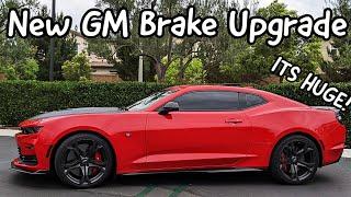 New GM Factory Brake Upgrades for 2022+ Camaros.  Copper Free Brake System.