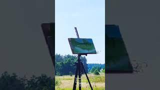 Излучина на Гавье. Художник Ирина Давидович