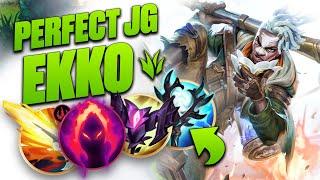 A TOTAL JUNGLE 1v9 Gameplay Like You've Never Seen It With EKKO JUNGLE! (All Game Phases EXPLAINED)