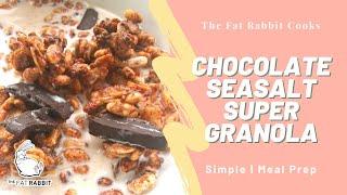 Chocolate Sea Salt Super Granola recipe!