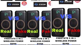 Zoook ZP-PBS10F FREEMATE 2 In 1 Wireless Power Bank Real V/S Fake Unboxing And Quality Reviews