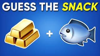 Guess The SNACK & JUNK FOOD by Emoji  Emoji Quiz | Daily Quiz