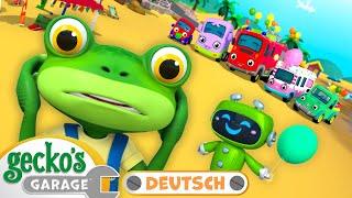 Fliegendes Feuerwehrauto | 60-minütige Zusammenstellung｜Geckos Garage Deutsch｜LKW für Kinder ️