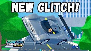 NEW LOW GRAVITY GLITCH TUTORIAL in Car Dealership Tycoon! #cardealershiptycoon #roblox