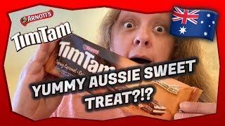 Canadian Tries Snacks From Australia:  Arnott’s Tim Tam Chewy Caramel Biscuits