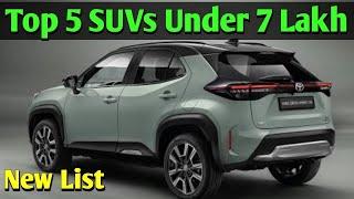 Best Cars Under 7 Lakhs in India | On Road Price | 2024 -2025 | Cars in 7 Lakh