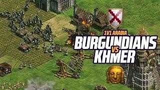 1v1 Arabia | Burgundians vs Khmer