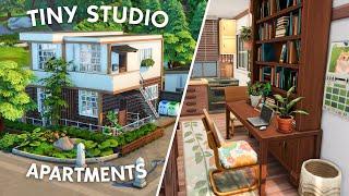 Tiny Apartment Building ️ // The Sims 4 Speed Build