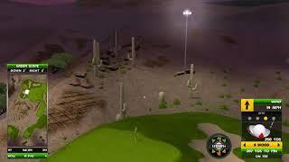 Golden Tee Great Shot on Agave Ranch!