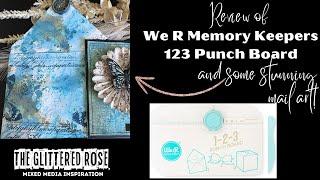 123 Punch Board We R Memory Keepers Review & Envelope Mail Art for Handmade Cards