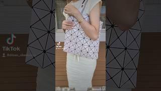 Unbox with me: Bao Bao Lucent 6x6 Tote bag in beige #unbox #baobao #totebag #lucent #newin