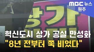 2025. 1. 6 [원주MBC] 혁신도시 상가 공실 만성화.."8년 전부터 쭉 비었다"