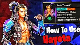 FREE FIRE HAYATO CHARACTER ABILITY | HAYATO CHARACTER ABILITY TEST | HAYATO CHARACTER