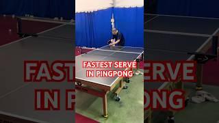 How to have FASTEST SERVE in table tennis #serve #pingpong #tutorial
