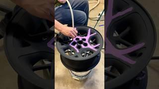 This Wheel Cost $250 to Powder Coat #powdercoating #wheels