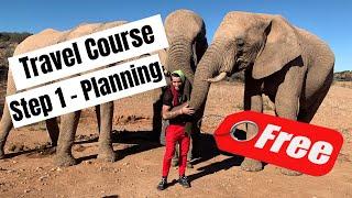 Section 1 - Planning: FREE Travel Course: Travel Prep Course for FREE