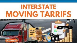 Why Interstate Moving Companies Must Publish Their Tariffs