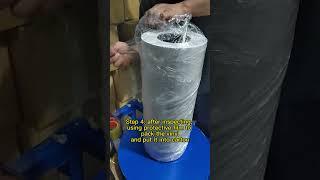 Inspecting 1.0mm white color 3D TPU heat transfer vinyl