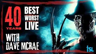 The Best and Worst of A Nightmare On Elm Street - Live with @DaveMcRaeOfficial