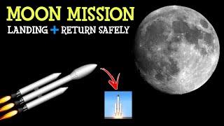 HOW TO LAND ON MOON AND SAFELY RETURN TO EARTH IN SPACEFLIGHT SIMULATOR