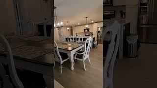 The vaulted ceiling and beautiful kitchen/dining room combo- I'm in love!201 667-7790️ #Renovation