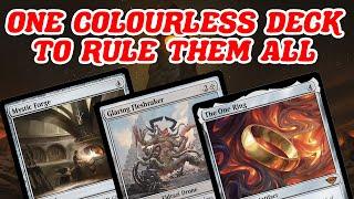 ONE COLOURLESS DECK TO RULE THEM ALL! Legacy Mystic Forge combo MTG!