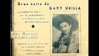 Gaby Ubilla sings Francisco Canaro - tango "Como te quiero"