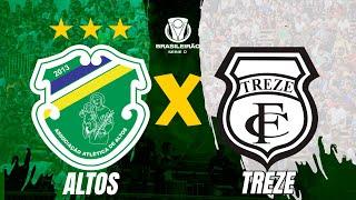 TREZE X ALTOS - JOGO DECISIVO PELA SÉRIE D