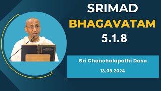 What Is the Difference Between Vishnu & Krishna? | Sri Chanchalapathi Dasa | SB 5.1.8 | 13.09.2024