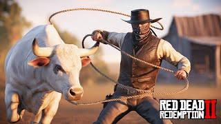 LADRÃO DE GADO - Iniciando uma vida de FORA DA LEI - Roubando Gado dos Ranchos Red Dead Redemption 2