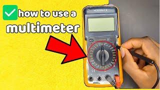 How to Use a Multimeter - Measure Resistance, Capacitance, Amps and Continuity