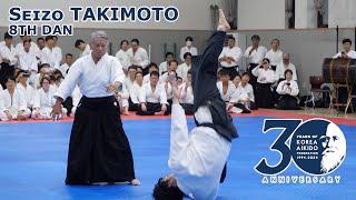 Seizo TAKIMOTO 8th dan - Korea Aikido Federation 30th Anniversary