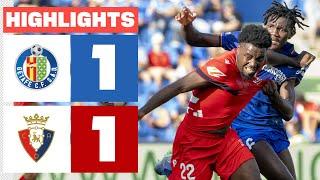 GETAFE CF 1 - 1 CA OSASUNA | RESUMEN LALIGA EA SPORTS