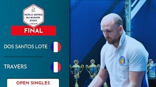 2023 ITSF World Series Bonzini - Open Singles Final - Miguel DOS SANTOS LOTE vs Frédéric TRAVERS