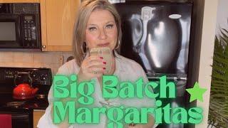 PITCHER MARGARITA RECIPE | easy, make-ahead margaritas for a crowd