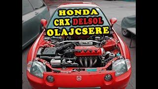 Egyszerűbb mint gondolnád - Honda CRX Delsol | #OLAJCSERE