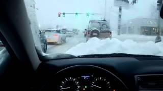 LEXUS is250 AWD 8 inches snow driving experience