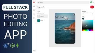 React Node.js MongoDB Full-Stack Pinterest App Tutorial | JWT Auth Cookie & Rest API & Photo Editing