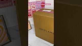 Unboxing Oriflame products  #aesthetic #asmrsounds #haul video l