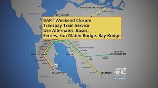 BART Closing Transbay Tube During This Weekend For Repairs