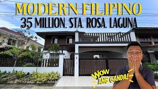 (SOLD) A Look Inside A P35,000,000 Brand New Modern Filipino Home in Laguna | Santa Rosa Estates 2