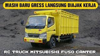 RC TRUCK MITSUBISHI FUSO CANTER.  BARU TURUN DARI DEALER LANGSUNG DIAJAK KERJA 