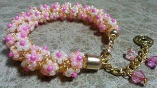 Beaded bracelet/Daisy bracelet/Браслет из бисера/Браслет своими руками