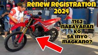 Renew Motor Papers 2024  in LTO extension office Malabon