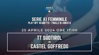 SERIE A1 F | Finale di andata | TT Südtirol - Castel Goffredo