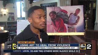 Baltimore City students using art to raise awareness and combat violence